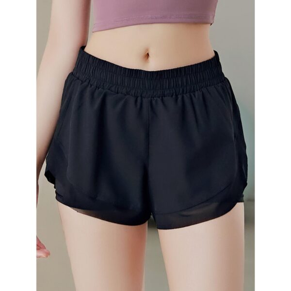 Mesh Shorts, Sports And Fitness Shorts With Built-in Pockets, Yoga Shorts For Women Perfect For Jogging Hiking Working Out And Outdoor Activities